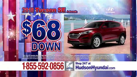 Hudson Hyundai 68 down Santa Fe 2017. . Hudson hyundai 68 down